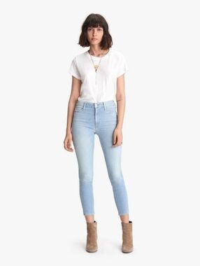 EUC- MOTHER The Looker Crop Skinny Jeans in Fresh Catch Women's Size 27